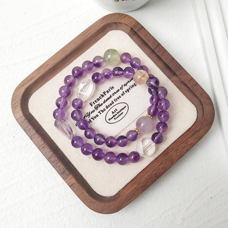 Amethyst crystal cluster